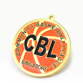 Kundenspezifisches Logo Metall Goldmedaille Basketball Sport